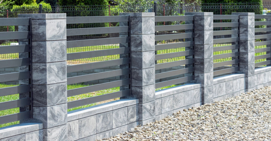 Ogrodzenie z bloczków Joniec - przykład 2